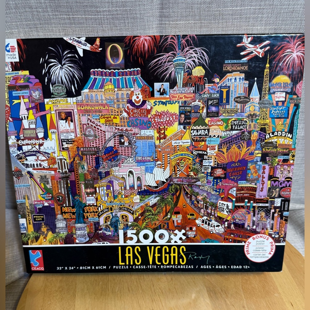 2017 Ceaco 1500-Piece "Las Vegas City Lights"